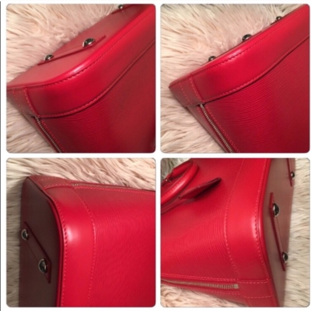 SOLD Authentic Louis Vuitton Epi Alma MM Red - Picture 6 of 7